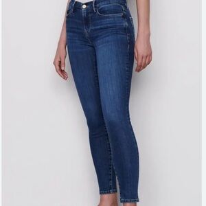 Frame Denim Dark Blue Skinny Jeans